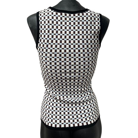 Zankov Bianca Sleeveless Top in Beetle Multi S - Picture 3 of 3
